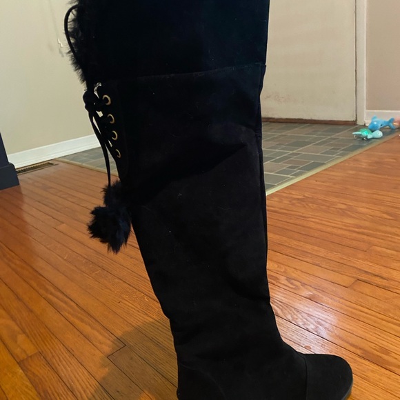 Brand new black winter knee high boots - Picture 4 of 7